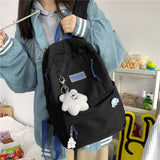 Llyge Women Backpack Teenage Girls Laptop Rucksack Student Shoulder School Bag Korean Style Schoolbag 2023 Boys Bagpack Mochila