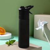 Llyge  2023  650ml Fashion Spray Water Bottle BPA Free Portable Outdoor Sport Cute Drinking Plastic Bottles Eco-Friendly