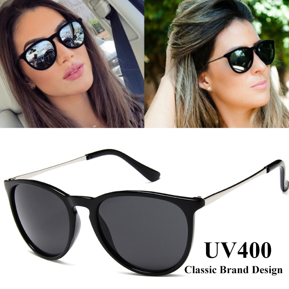 Retro Male Round Sunglasses Women Men Brand Designer Sun Glasses for Women Alloy Mirror  Oculos De Sol
