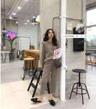 Women Sweater Two Piece Knitted Pants Sets Slim Tracksuit Christmas Spring Autumn Fashion Sweatshirts Sporting Suit Female