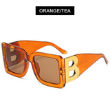 LLYGE Fashion Oversized Sunglasses Women Classic Big Frame B Sun Glasses For Female Trendy Outdoor Eyeglasses Shades UV400
