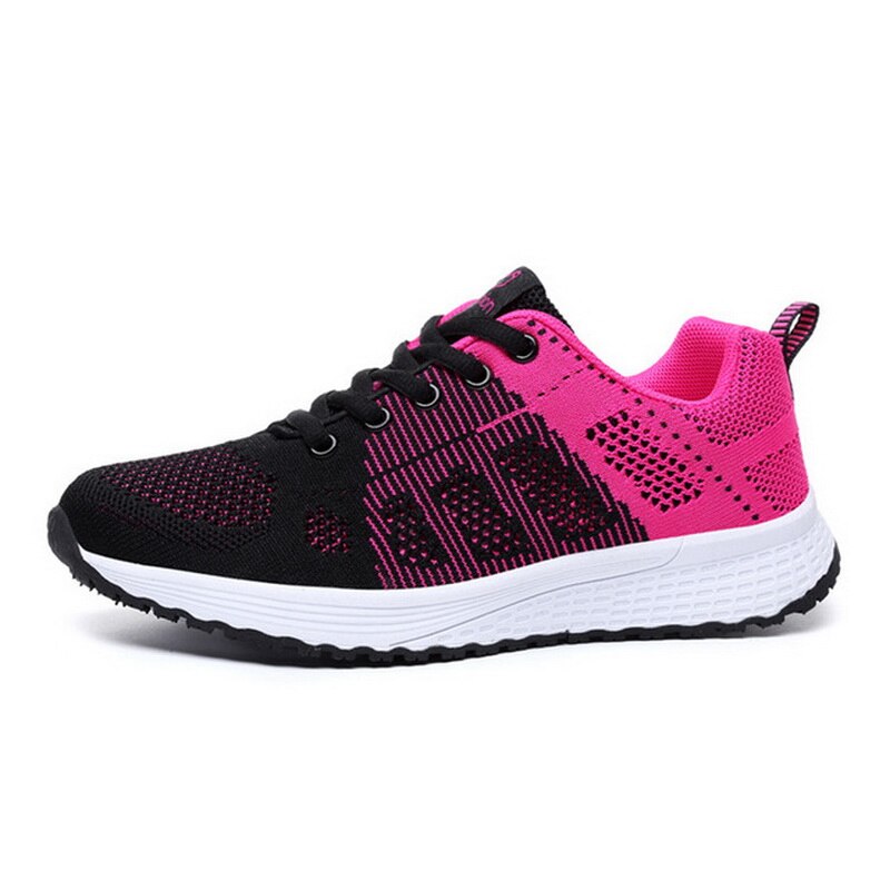 Llyge 2022 Fashion Women Lightweight Sneakers Running Shoes Outdoor Sports Shoes Breathable Mesh Comfort Running Shoes Air Cushion Lace Up