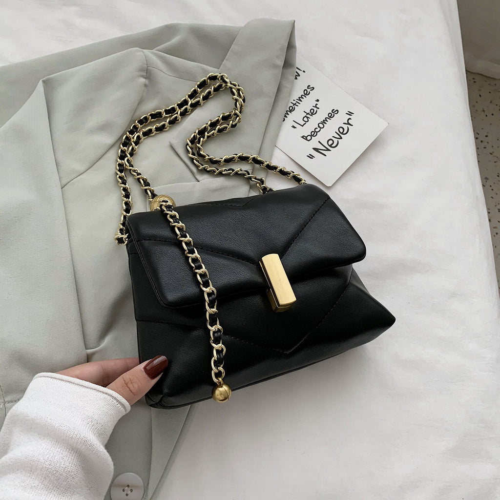 Llyge  Graduation party  Cute Chain Small PU Leather Crossbody Bags For Women 2023 Trending Shoulder Handbags Women's Branded Fashion Trend Hand Bag