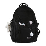 LLYGE Fashion Big Student Bookbag Rucksack Girls School Bag High Capacity Women Backpack Femal Cute Leisure Travel Mochila