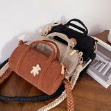 Llyge  2023  Canvas Corduroy Crossbody Shoulder Bags for Women's Purses and Handbag Girls Mini Fashion Shopper Wallet Phone Bag Female Totes