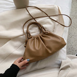 Llyge Bag With Shoulder Handle Design Small PU Leather Crossbody Bags For Women 2023 Summer Female Elegant Shoulder Handbags