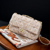 LLYGE luxury designer brand female purses and handbags bags for women Crossbody shoulder bags chain Purse Clutch bag Sac A Main