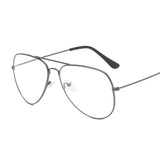 LLYGE Glasses Alloy Gold Frame Glasses Classic Retro Optics Eyeglasses Transparent Clear Lens Women Men Espectacles Female