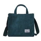 Corduroy Women's Bag Canvas Shoulder Crossbody Bags for Women 2023 Korean Female Handbags Tote Bag with Short Handle Sac A Main