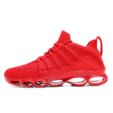 Men Shoes Sneakers Comfortable Casual Sports Shoes New Breathable Tenis Masculino Adulto Male Red  Blade Large Size 50