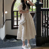 Llyge  Graduation Party Summer Fairy Floral Dress Women French Vintage Sweet Midi Kawaii Dress Chiffon Belt Designer One-piece Dress Korean Wedding 2022