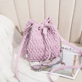 LLYGE bags for women 2023 fashion designer bags cute Female purses and handbags luxury famous brand bucket shoulder bag korea style