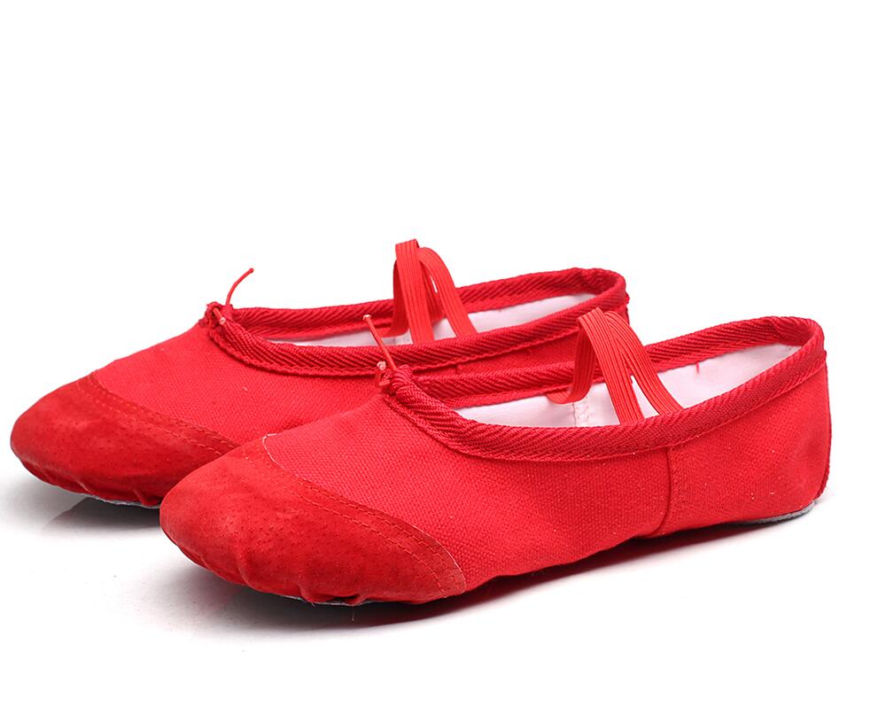 Llyge 2022 Canvas Ballet Dance Shoes For Girls Ballet Dance Dancing Shoes For Children Kids Girls Women Soft Training shoes