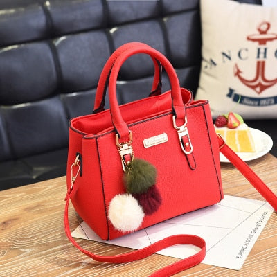 Llyge  Graduation party  Brand Women Hairball Ornaments Totes Solid Sequined Handbag Hot Sale Party Purse Ladies Messenger Crossbody Shoulder Bags
