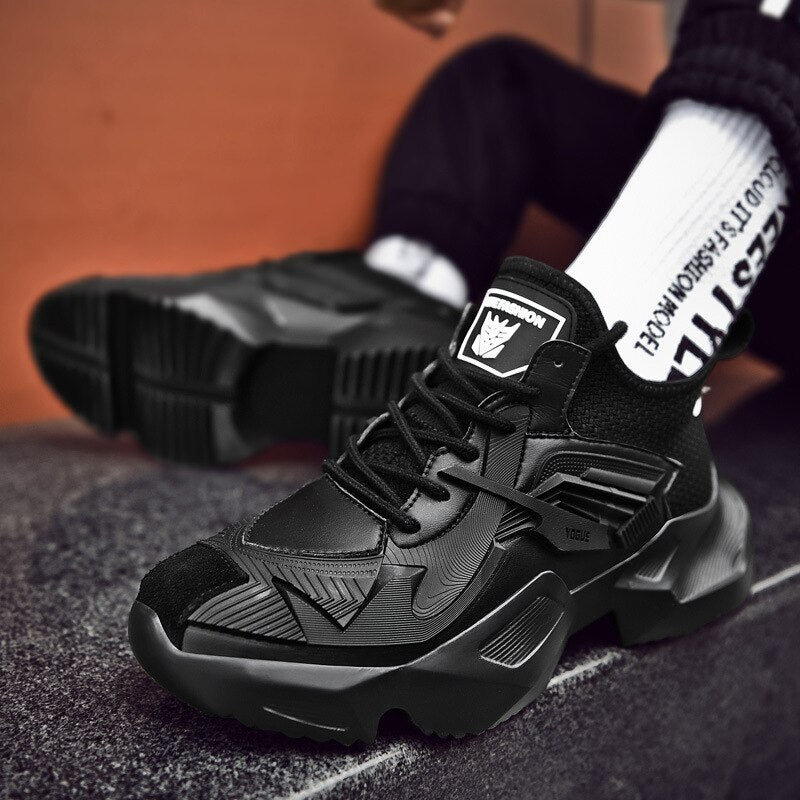 All Black Men Shoes Tenis Masculino Adulto Lightweight Comfortable White Sneakers Zapatos De Hombre Fashion Zapatillas Casual