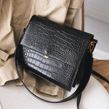 Llyge European Fashion Simple Women's Designer Handbag 2023 New Quality PU Leather Women Tote bag Alligator Shoulder Crossbody Bags