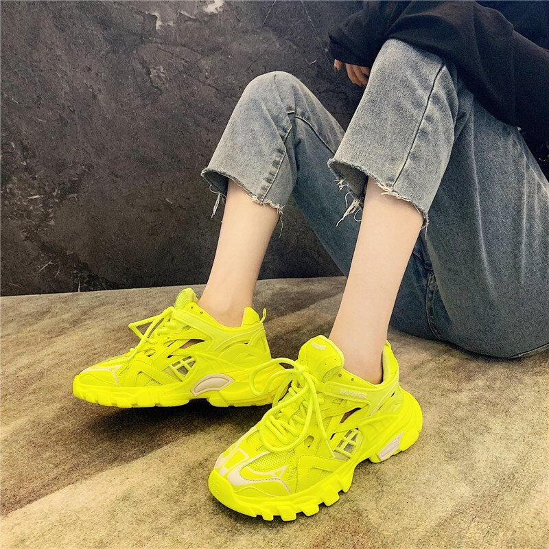 Brand Design Chunky Sneakers for Women 2023 Summer Women's Colorful Shoes Breathable Lightweight Ladies Dad Shoes Classic Shoe