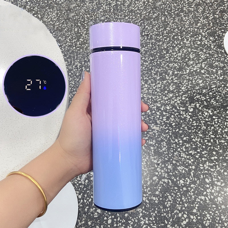 Llyge  2023  Smart thermal bottle Stainless Steel Thermos Water Bottle for children Vacuum Flasks keeps cold  insulation cup for tea