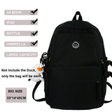 Llyge New Multi-Pocket Female Backpack Book School Bag For Teenage Girls Boys Student Women's Travel Rucksack Small Or Big Size