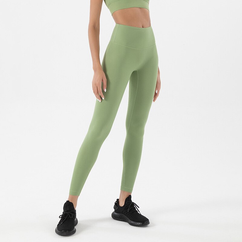 Llyge Tights Women Nylon Yoga Pants High Waist Leggings Sport Women Fitness Elastic Sweat Pants For Women Leggings 2023 6 Color