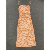 LLYGE Women Dress 2023 Small Letters Printed Halter Dress Slim Waist Stretch MIDI Skirt Summer New Style Ladies