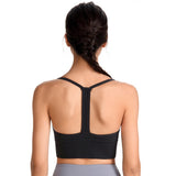 Llyge Sports Wear For Women Gym Bra Plus Size XXL High Impact Shockproof Wirefree Racerback Running Yoga Workout Top For Fitness