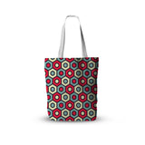 Geometric Pattern Canvas Bag Women Fashion Casual Tote Bag Shopping Bag Retro Art Girl Shoulder Bag Large Capacity Grocery Bag