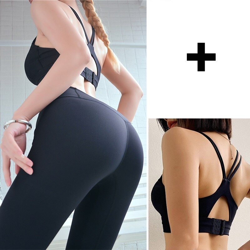 Llyge 2023  Solid Sports Bra Fitness Women Yoga Crop Top  Push Up Underwear Bras Athletic Vest Shirt Sport Running Sportswear Plus Size