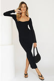 Llyge Graduation Party dress   Llyge Off Shoulder Knitted Sexy Backless Maxi Dress Elegant Long Sleeve Dresses Evening Club Party Solid Autumn 2023