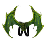 Llyge Christmas Gift Animal Cospty Dragon Costume Purim Christmas Gift Carnival Party Kids Cosplay Set Wing and Tail Children's day faucet Costume