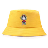 Bucket Hat set Luffy Alien Unisex Foldable Trump Cap Hip Hop Gorros Men Summer Caps Women Panama Fishing Bucket Hats