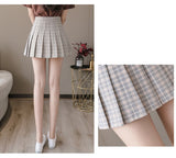 Llyge  All-match Women Short Skirt Pleated Slim Polyester Mini Skirt Summer Black  Korean Street Wear Fashion Spring Summer New