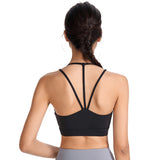 Fitness Bra Woman Plus Size XXL High Impact Push Up Shockproof Wireless Nylon Comfy Gym Running Workout Active Wear Sport Tops