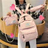 JULYCCINO Women Waterproof Nylon Backpack Female Large capacity Travel Bag Korean Vintage girl Shoulder Bags schoolbag Mochila