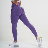 Women Seamless Smile  Leggins Mujer High Waist Push Up Women's Sports Pants Gym Exercise Female Clothing
