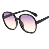 Llyge  2023 luxury round sunglasses woman Oversized female glasses gradient fashion Brand women sun glasses ladies 2023 Retro vintage