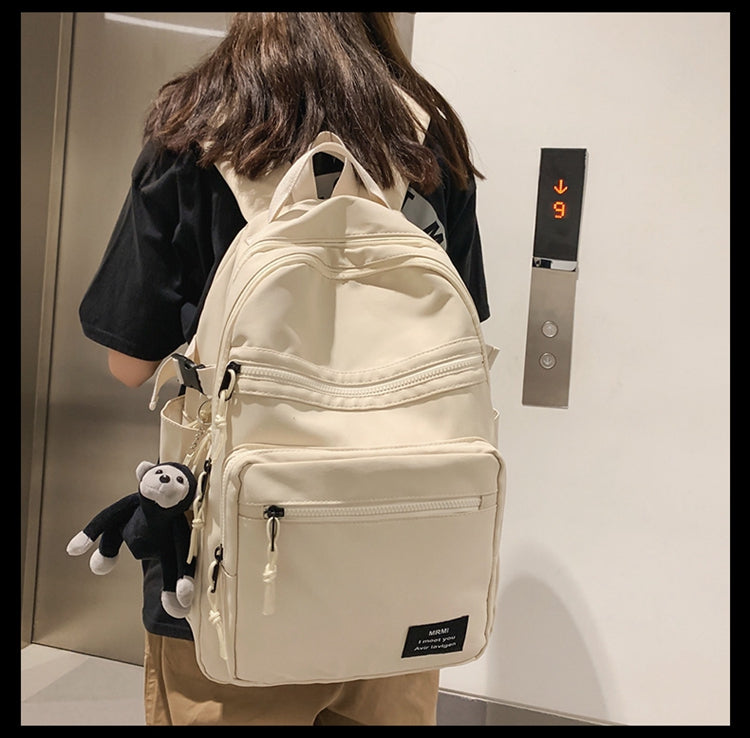 Llyge Large Capacity Waterproof Woman Backpack Man College Student Travel Rucksack A4 Book Schoolbag For Teenage Girl Boy 2022 New