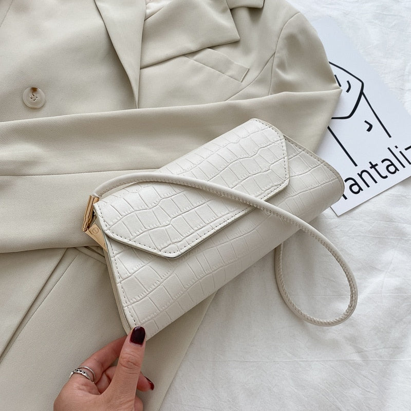 Llyge 2023 Handle Bag Women Retro Handbag PU Leather Shoulder Totes Underarm Vintage Top Handle Bag Female Small Subaxillary Bags Clutch