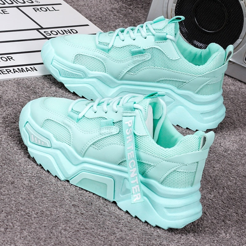 Candy-Colored Fashion Sneakers Women Mesh Ventilation Comfortable Casual Shoes Fashion Female Trainers Ulzzang Shoes Woman