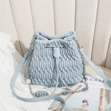 LLYGE bags for women 2023 fashion designer bags cute Female purses and handbags luxury famous brand bucket shoulder bag korea style