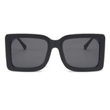 Llyge  2022 2022 Brand Square Sunglasses Woman Oversized Black Style Shades For Women Big Frame Fashion Sunglasses Female UV400 Glasses