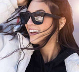 LLYGE 2023 New Square Polarized Sunglasses Men Women Fashion Square Male Sun Glasses Brand Design One-Piece Lens Eyewear UV400