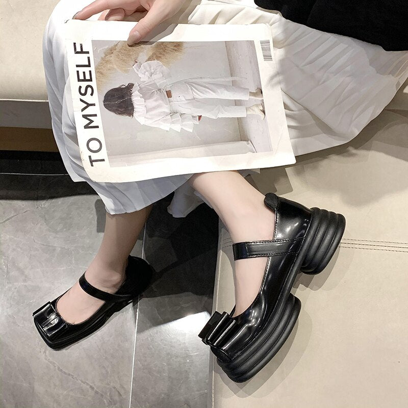 Women's Spring Oxfords Womens Loafers Shoes Round Toe Female Footwear 2022 Fashion Clogs Platform Soft Casual Sneaker Slip-on
