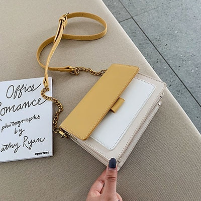 Mini Leather Crossbody Bags For Women 2023 Green Chain Shoulder Simple Bag Lady Travel Purses And Handbags Cross Body Bag