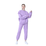 New Winter Women's Tracksuit Hoodies Pants Suit Oversized Casual Fleece Two Piece Set Sports Sweatshirts Pullover Outfits