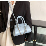 LLYGE Textured Western Bag Female Summer 2022 New Trendy Fashion Atmospheric Handbag Net Celebrity Popular Messenger Small Square Bag