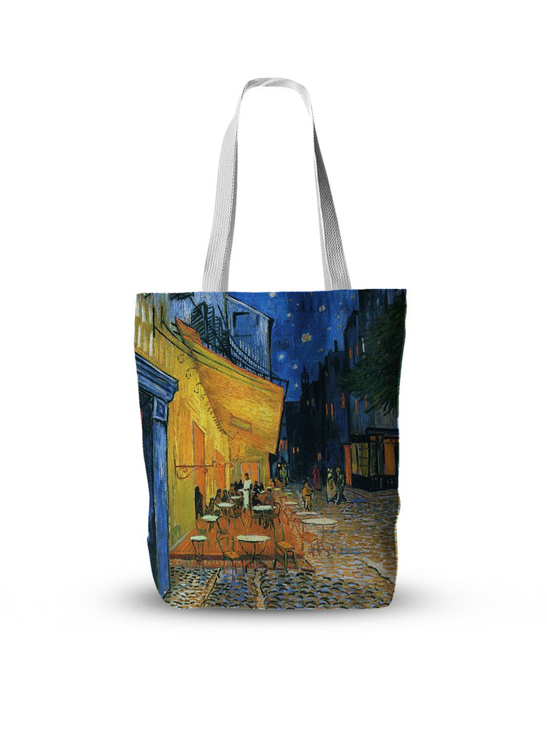 New Van Gogh Oil Painting Women Canvas Handbag Iris Flower Starry Night Retro Casual Female Shoulder Bag Reusable Shopping Bag