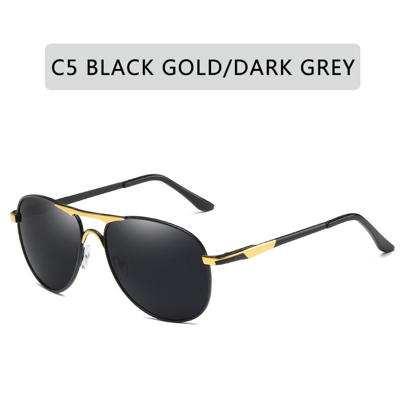 Men's Polarized Sunglasses Women Driving Pilot Vintage Sun Glasses Brand Designer Male Black Sunglasses For Man Women UV400