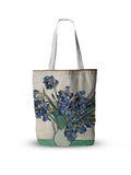New Van Gogh Oil Painting Women Canvas Handbag Iris Flower Starry Night Retro Casual Female Shoulder Bag Reusable Shopping Bag