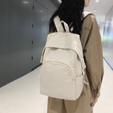 LLYGE Fashion Men Backpack Waterproof Nylon Rucksack For College Boys Student Bookbag Lovers School Bag Black Travel Mochila